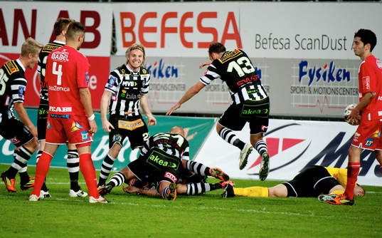 Fredrik Liverstam, Landskrona. 3-2. Jubel