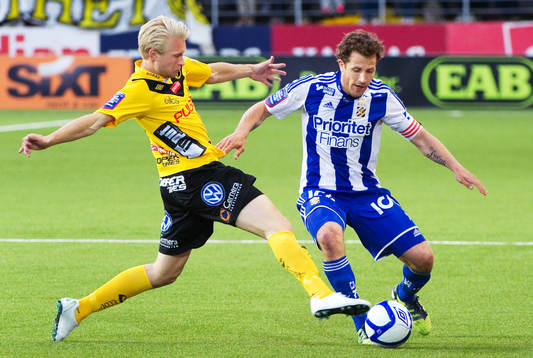 Johan Larsson, Elfsborg, Tobias Hysén, Göteborg