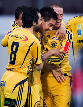 Omid Nazari, Ängelholm, jubel