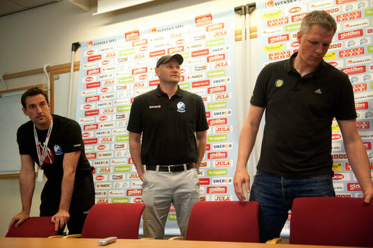 Handboll, Elitserien, Presskonferens