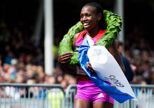 Hilda Kibet, Holland, vinnare, jubel
