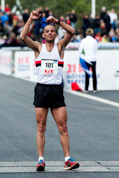 Adil Bouafif, Hässelby SK, vinnare SM, jubel