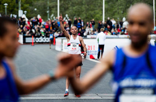 Adil Bouafif, Hässelby SK, vinnare SM, jubel