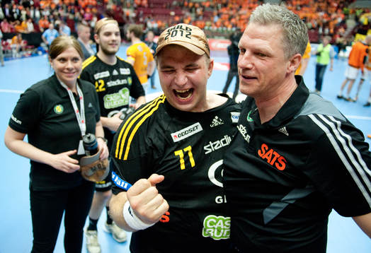 Erik Fritzon, Sävehof matchens lirare och Mikael Franzén,