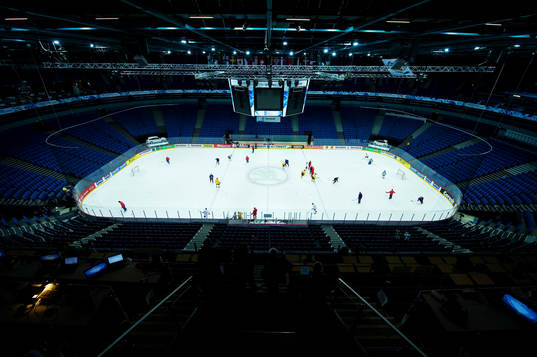 Hartwall Arena i Helsingfors, spelplats för ishockey-VM