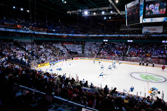 De finska spelarna gör entré i Hartwall Arena