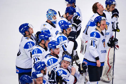 Deppigt bland de finska spelarna