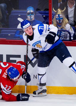 Lukas Kaspar, Tjeckien, och Leo Komarov, Finland