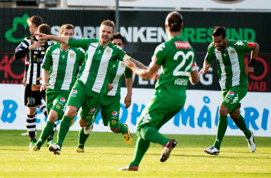 Andreas Dahl, Hammarby. Jubel. 1-1