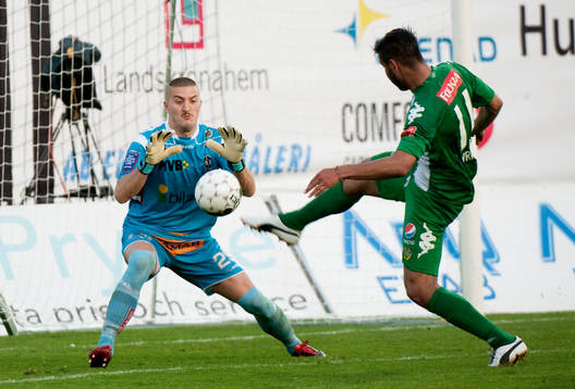 Sinan Ayranci, Hammarby och Ivo Vazgec, målvakt Landskrona