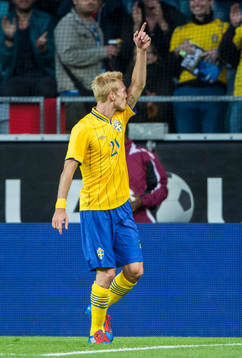 Christian Wilhelmsson, Sverige, jubel