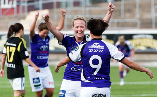 Sofia Skog, Amelie Rydbäck, Jitex, jubel, 1-0