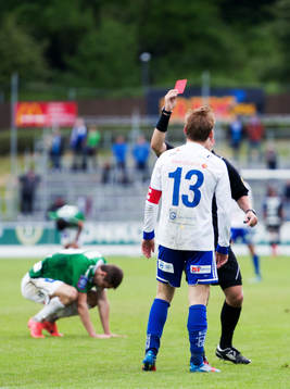 Tobias Englund, Värnamo, rött kort