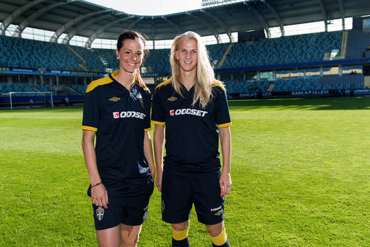 Lotta Schelin och Sofia Jakobsson