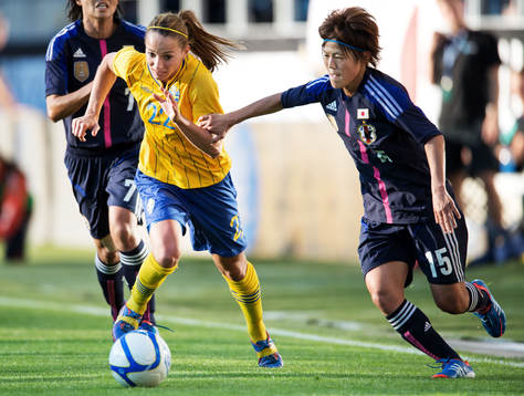 Kosovare Asllani, Sverige, Saori Ariyoshi, Japan