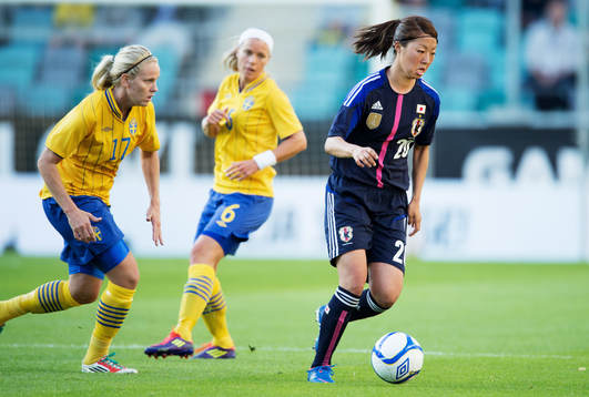 Lisa Dahlkvist, Sara Thunebro, Sverige, Ami Otaki, Japan