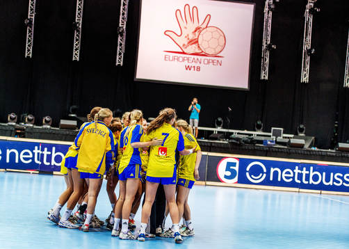 Handboll, Dam, Landslag, U18, Sverige - Rumänien, European