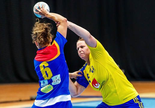 Handboll, Dam, Landslag, U18, Sverige - Rumänien, European