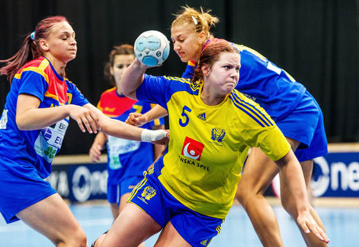 Handboll, Dam, Landslag, U18, Sverige - Rumänien, European