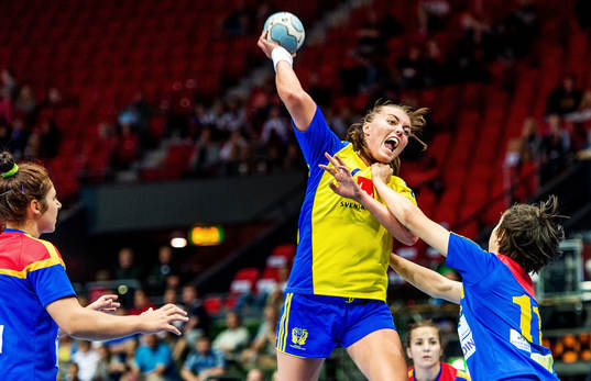 Handboll, Dam, Landslag, U18, Sverige - Rumänien, European