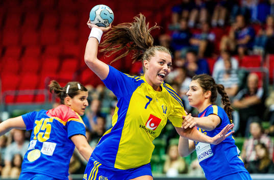 Handboll, Dam, Landslag, U18, Sverige - Rumänien, European