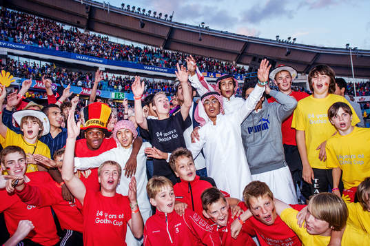 Fotboll, Gothia Cup, Invigning