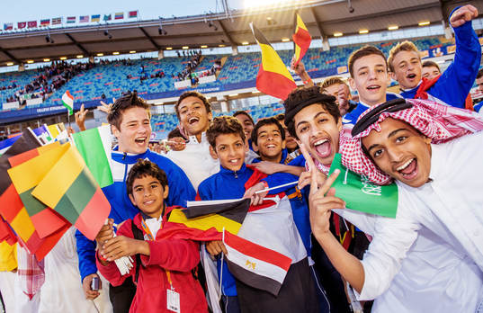 Fotboll, Gothia Cup, Invigning