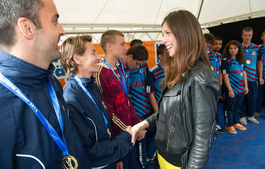 Kim Källström Trophy, prisutdelning. Erica Källström
