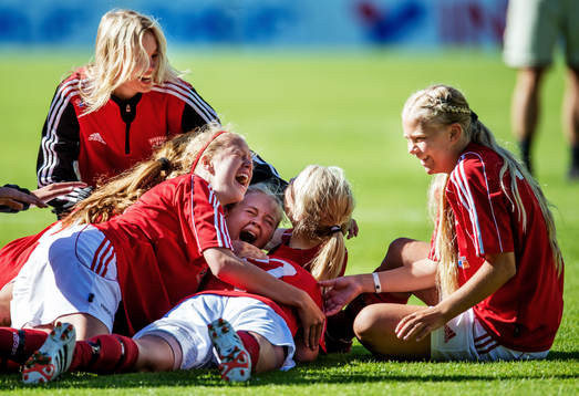 F14, final, Vasalunds - Bergdalen. Bergdalen, jubel