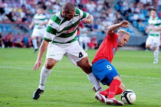 Fotboll, Champions League, kval, Helsingborg - The New