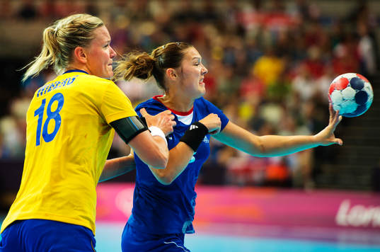 Johanna Wiberg, Sverige, och Blandine Dancette, Frankrike