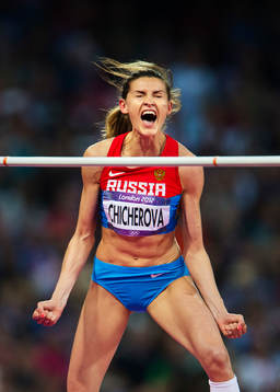 Anna Chicherova, Ryssland, jublar