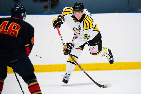 Johan Harju, Brynäs, skjuter