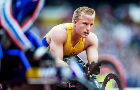 Niklas Almers, Sverige, 100 m rullstol
