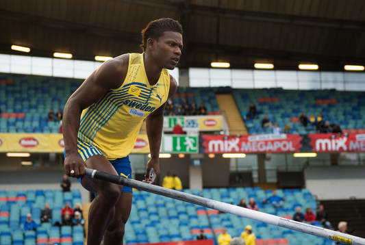 Alhaji Jeng, stavhopp