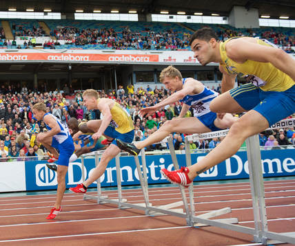 Alexander Brorsson, Joona Ville Heinä, Amir Shaker, 110 m