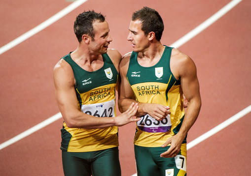 Oscar Pisterious, Amu Fourie, Sydafrika