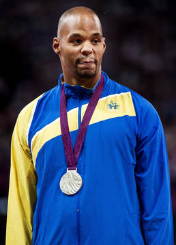Jeffrey Ige, Sverige, jubel, silver, silvermedalj