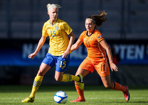 Caroline Seger, Sverige, Lieke Martens, Holland