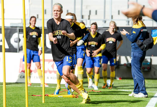 Caroline Seger, Sverige, dam-EM, t-shirt