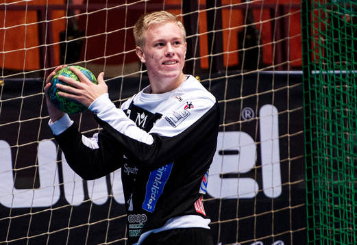 Henrik Nordlander, målvakt, Kristianstad, är glad