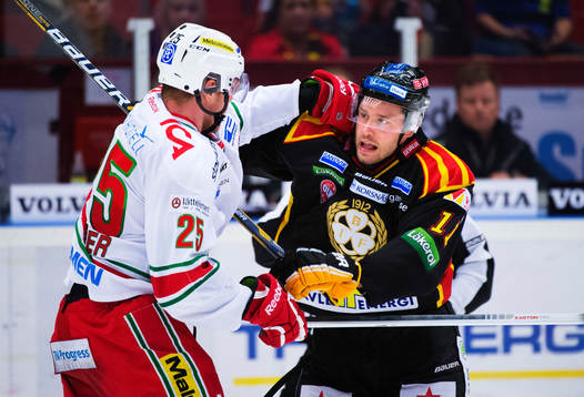Marcel Müller, Modo, och Jesper Ollas, Brynäs, gruffar