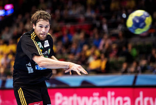 Fredrik Larsson, Sävehof, lägger ett straffskott