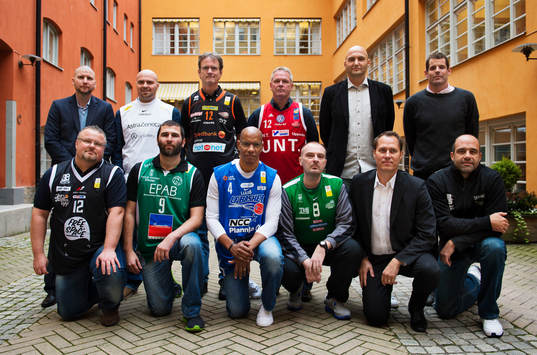 Övre raden från vänster: Peter Öqvist, Sundsvall
