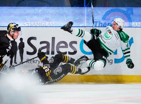 Daniel Josefsson, AIK, och Nils Bergström, Rögle,