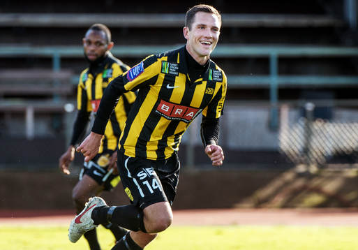 Martin Ericsson, Häcken, jublar