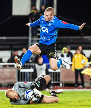 Gudjón Baldvinsson, Halmstad, får hoppa över Peter