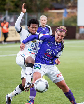 Rita Chikwelu, Umeå, i narkamp med Elin Sandgren, Jitex