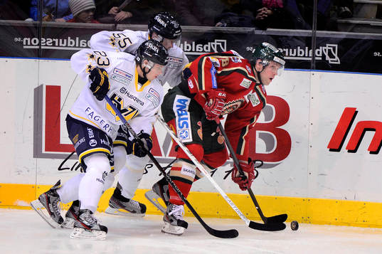 Fredrik Sjöström, Frölunda, Sebastian Strandberg, HV71