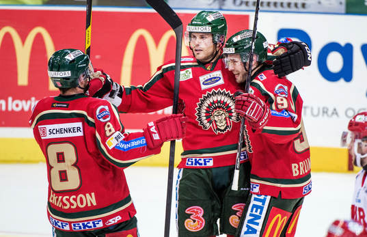 Viktor Stålberg, Frölunda, jublar